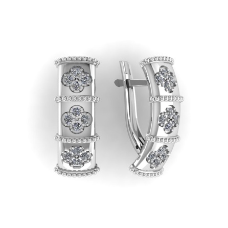 3101021019-01 Серьги 925 Родаж